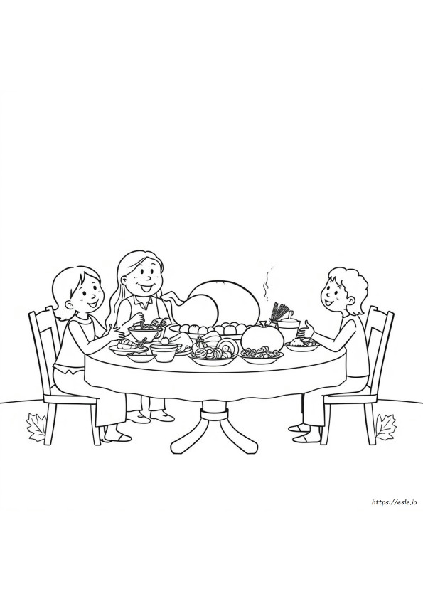 Disegni Da Colorare Per Il Ringraziamento