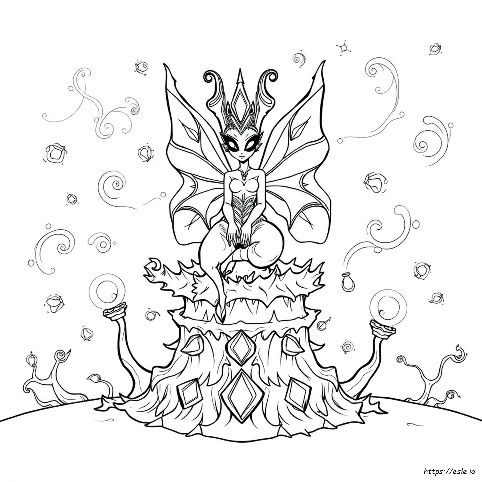 Queen Chrysalis Coloring Pages