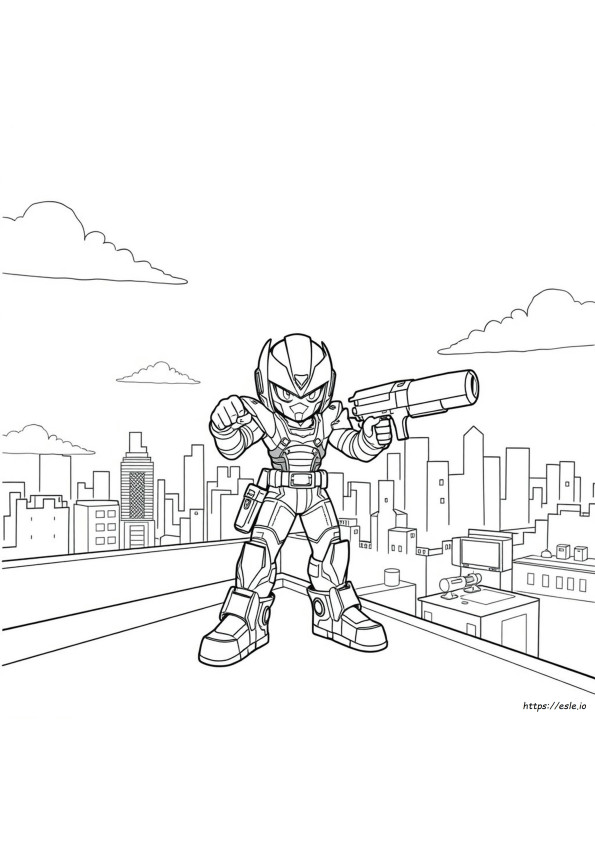 Mewarnai Boboiboy Supra Coloring Pages