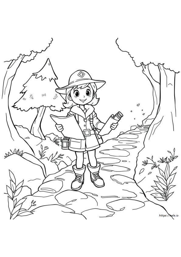 Amanda The Adventurer Coloring Pages
