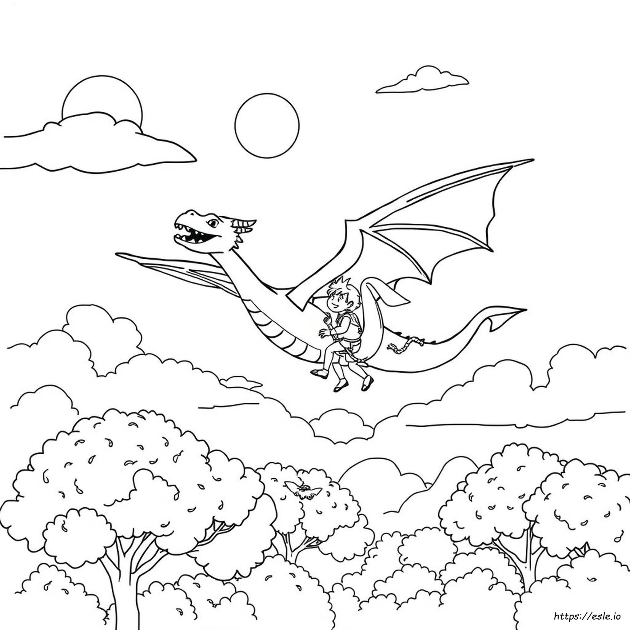 Dragons Rescue Riders Summer Coloring Pages