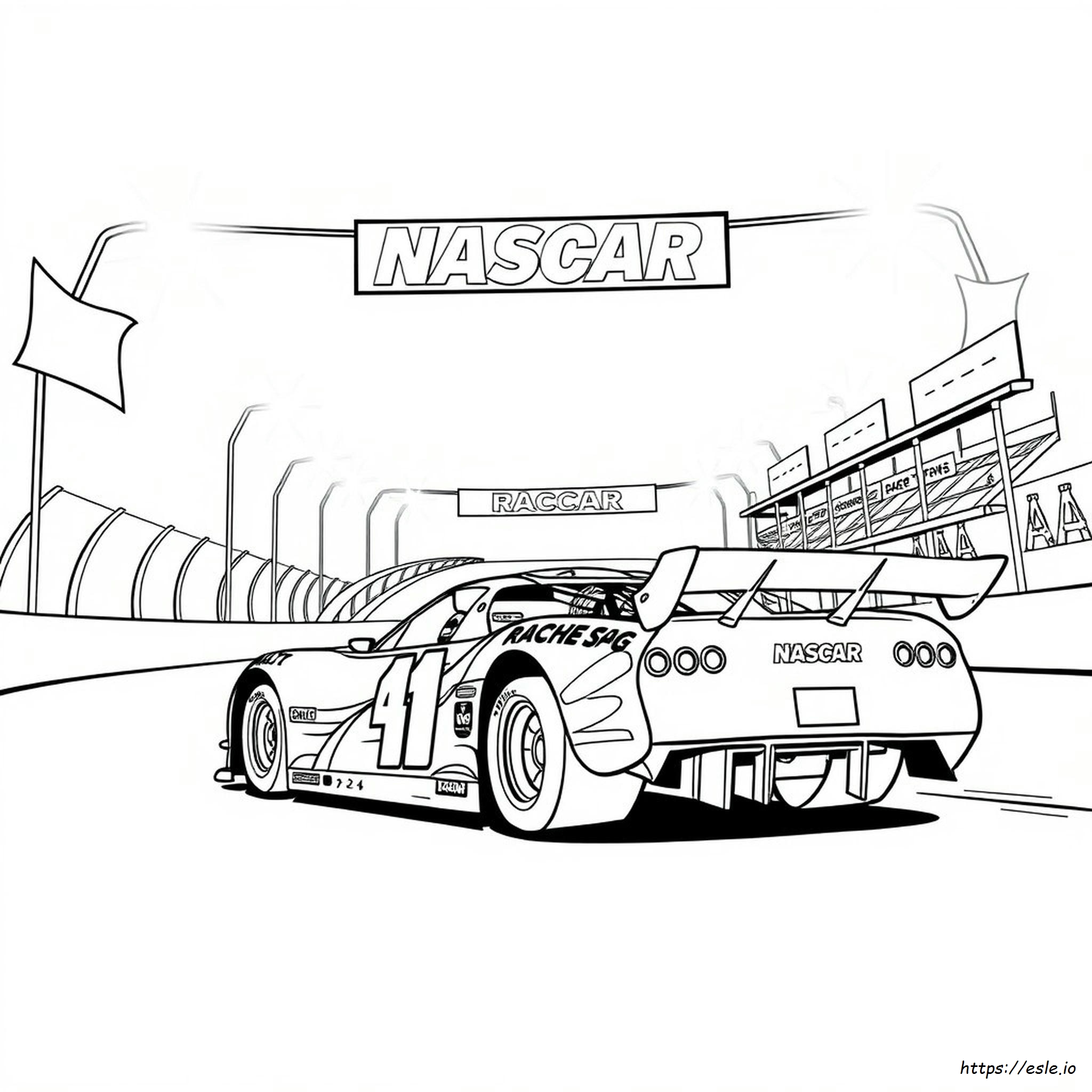Nascar Colouring Pages - Free Printable Coloring Sheets