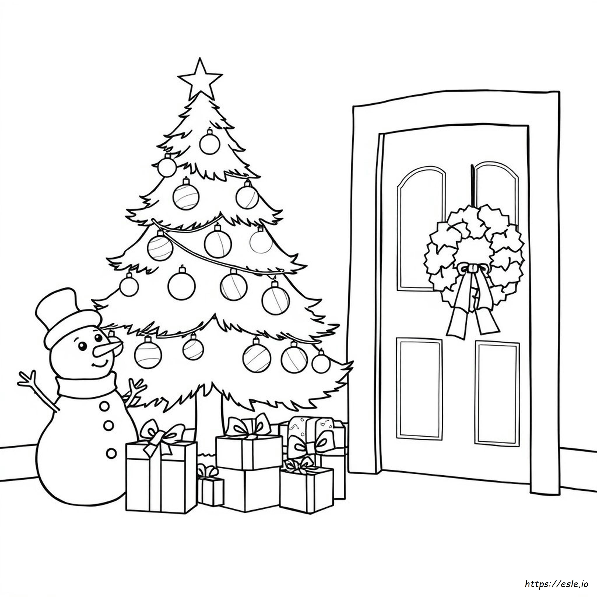 Printable Christmas Coloring Pages For Kindergarten