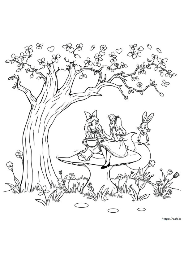 Alice Da Colorare