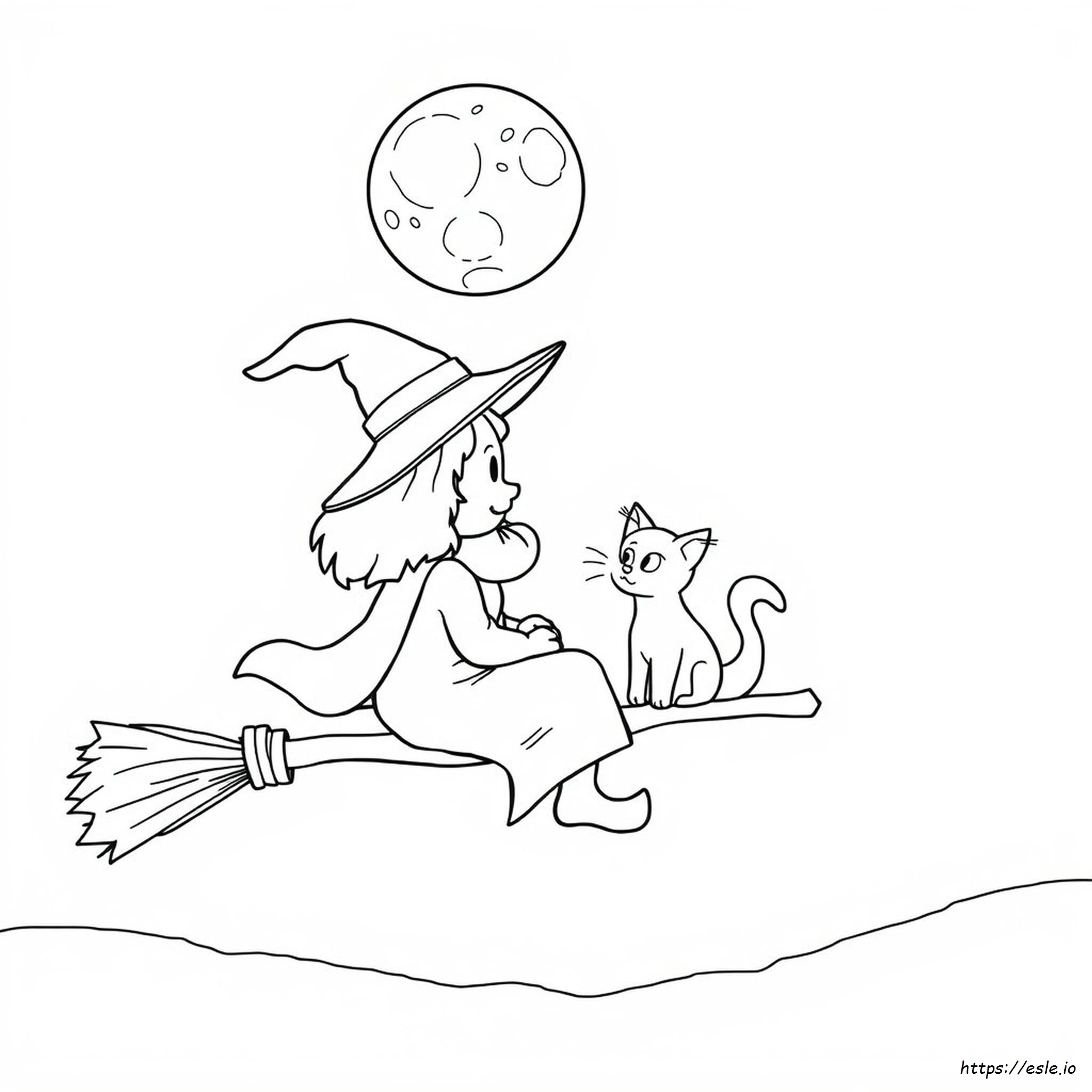 Winnie The Witch Colouring Pages