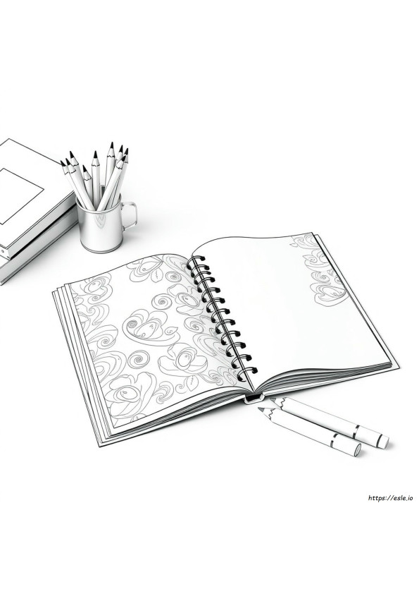 Notebook Coloring Pages - Free Printable Coloring Pages for Kids and Adults