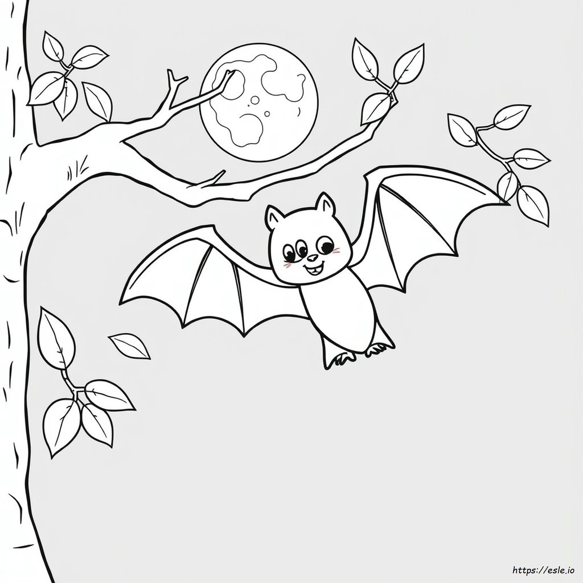 Bat Coloring Pages Preschool