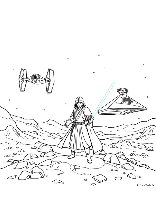 Star Wars Reken Kleurplaten
