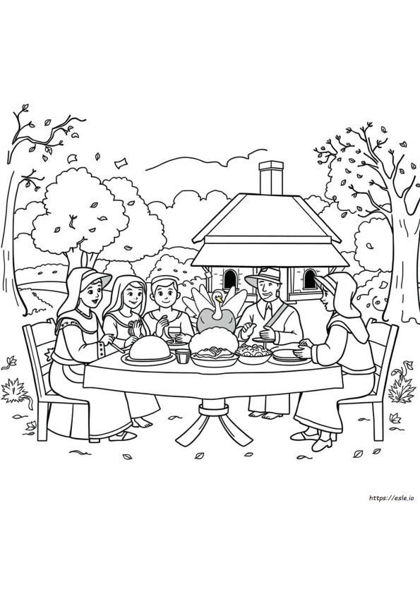 Bible Coloring Pages For Thanksgiving