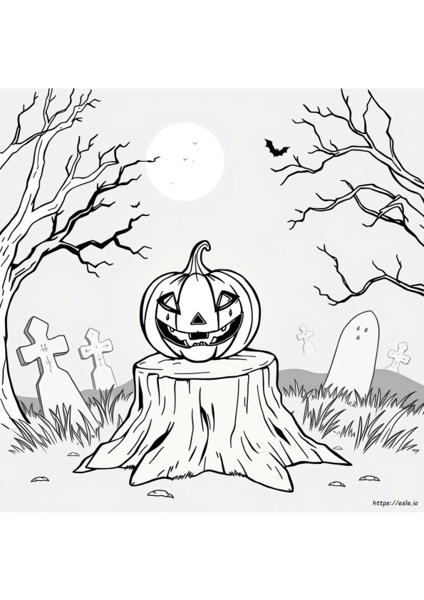 Páginas Para Colorear De Halloween De Miedo Gratis