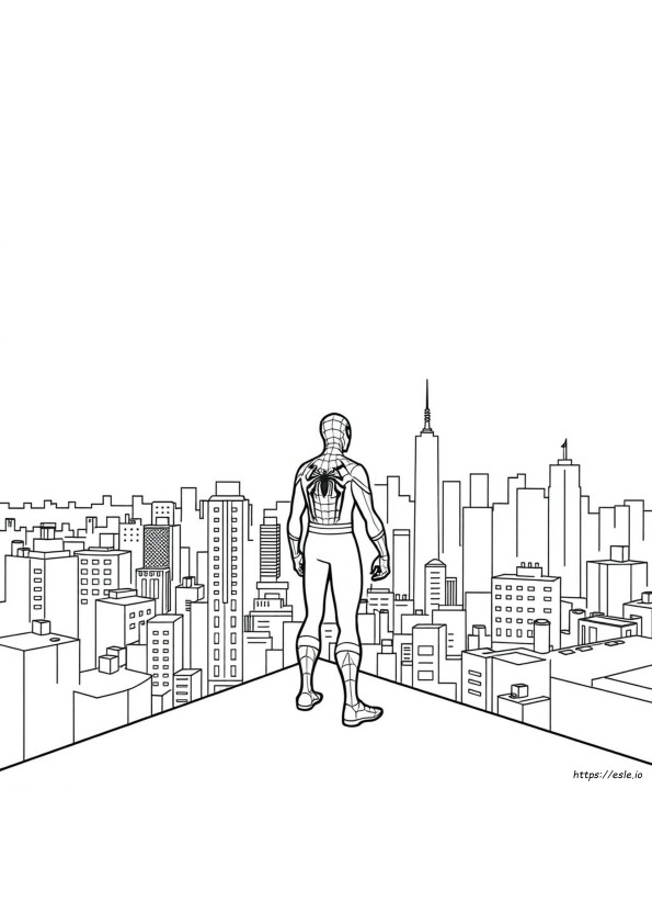 Spiderman Ausmalbilder Einfach
