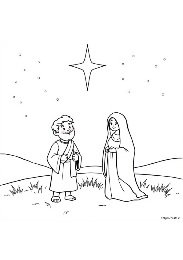 God Promises Abraham A Son Coloring Page