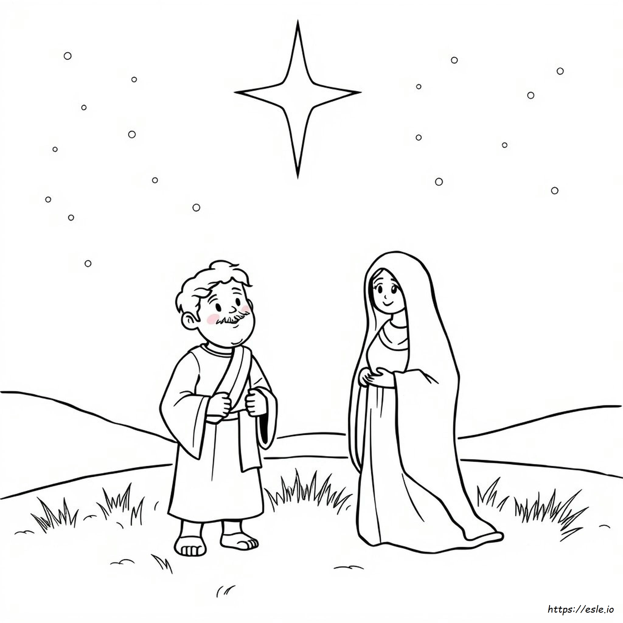 God Promises Abraham A Son Coloring Page