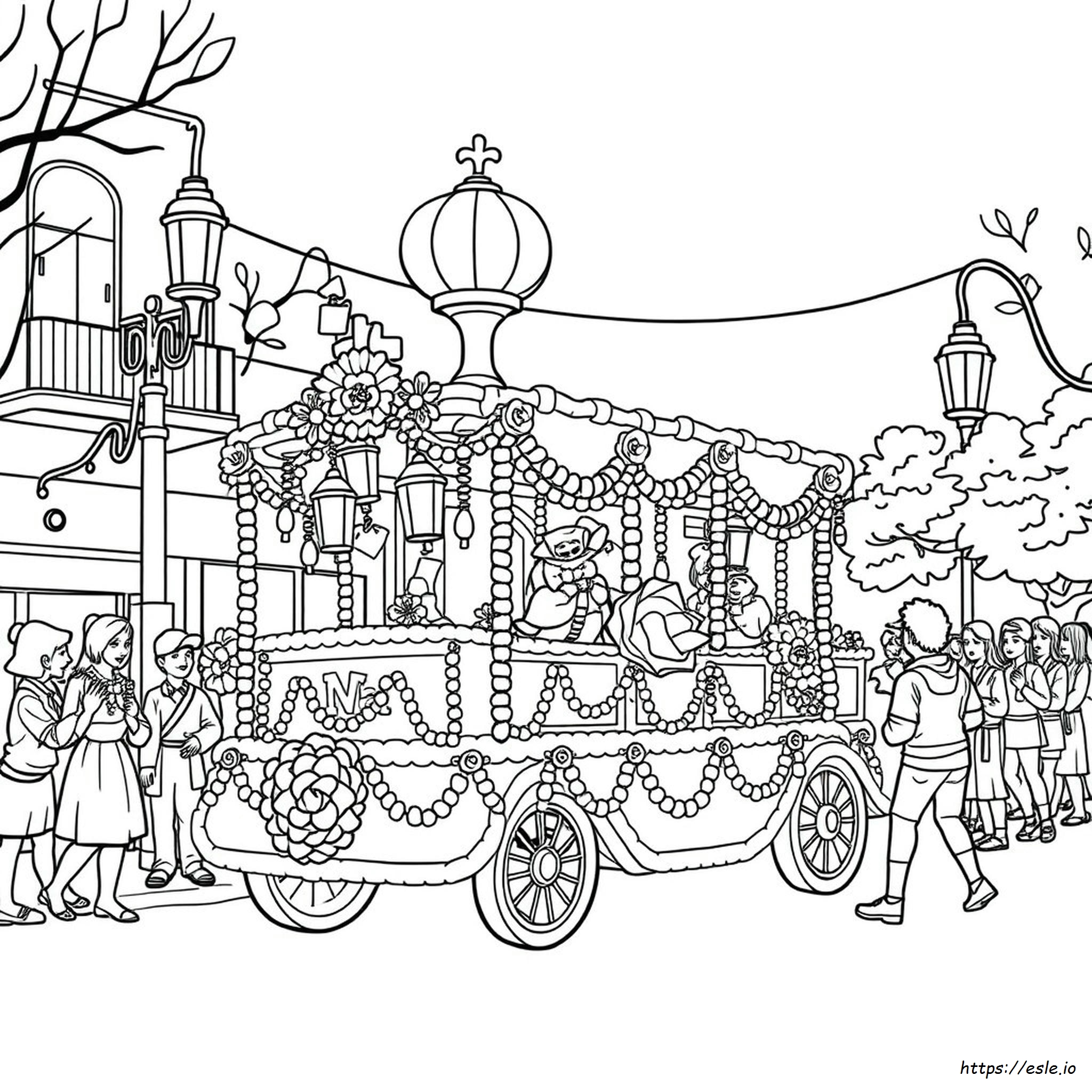 Fat Tuesday Coloring Pages