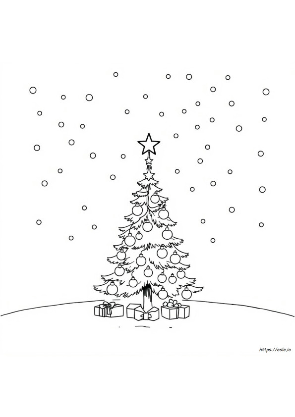 Christmas Card For Coloring