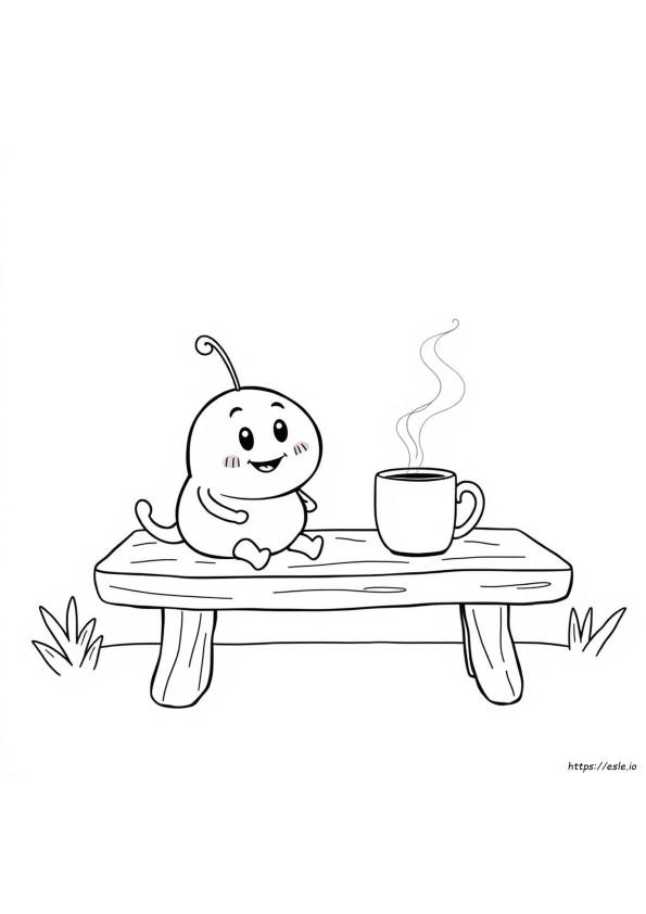 The Cool Bean Coloring Page