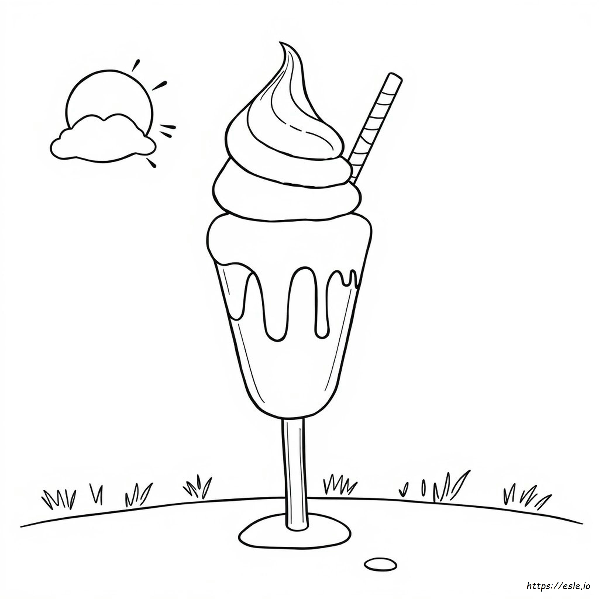 Drawing Coloring Pages Ice Scream Rod Para Colorear