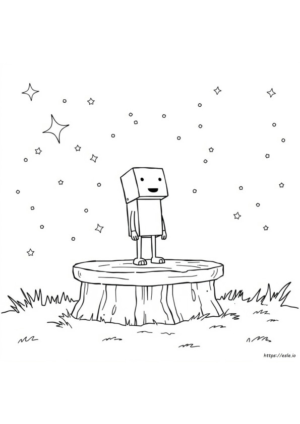 Lanky Box Colouring Pages