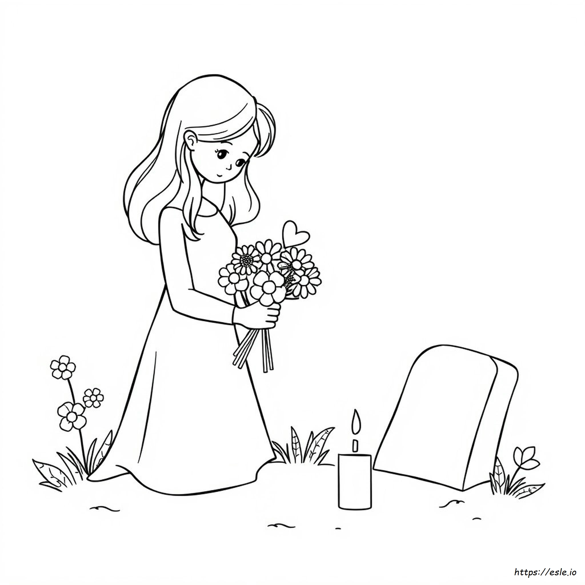 Día Del Recuerdo Para Colorear - Gratis Para Imprimir