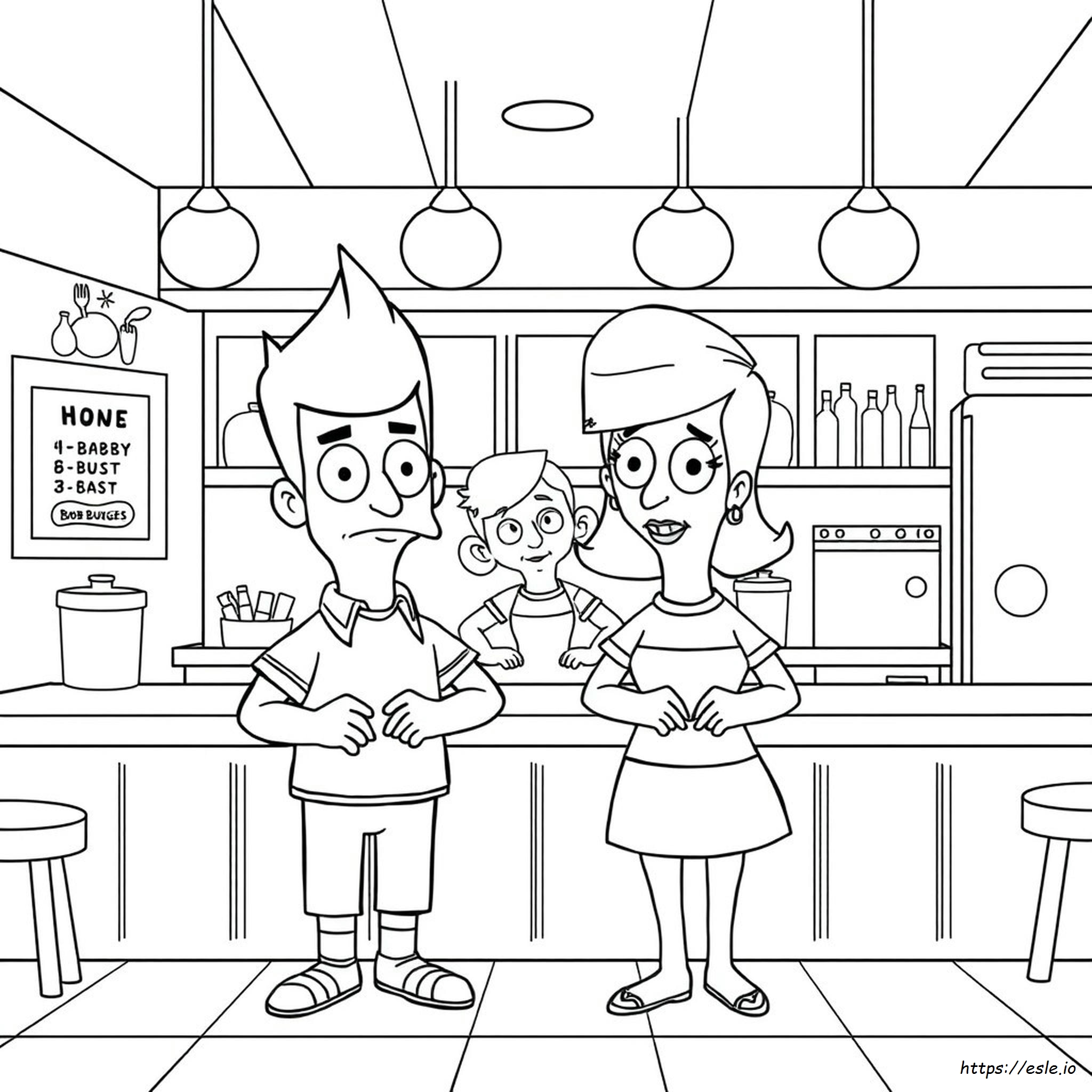 Bob's Burgers Disegni Da Colorare