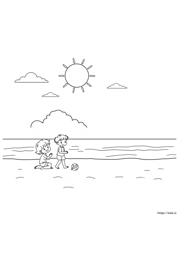 Coloring Pages For Kindergarten Summer
