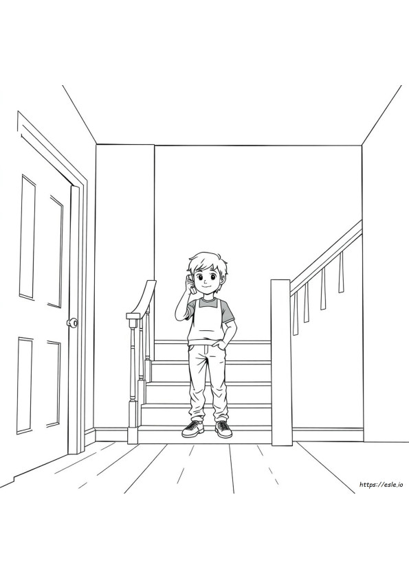 ホーム・アローン ぬりえ