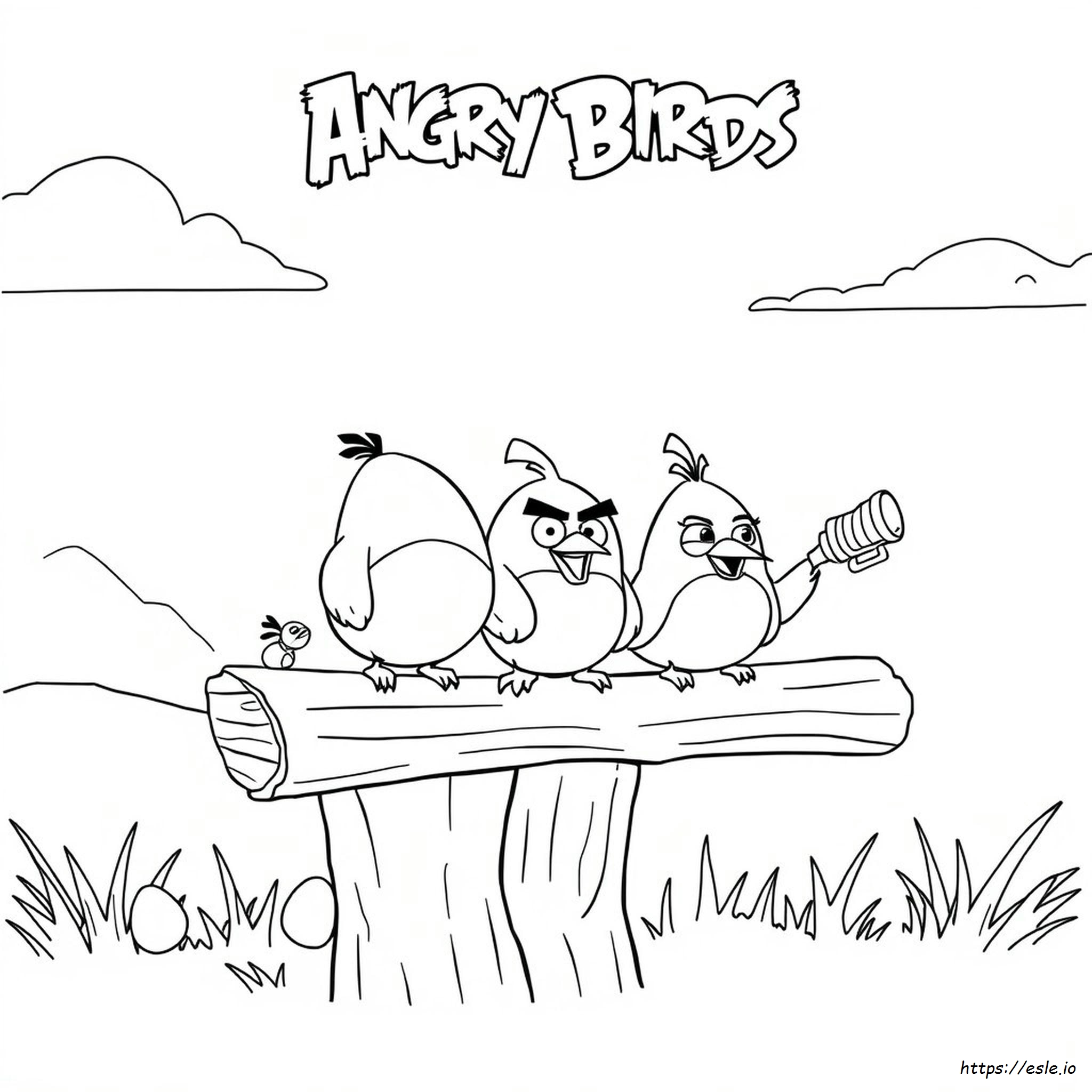 Angry Birds Movie Coloring Pages - Free Printable