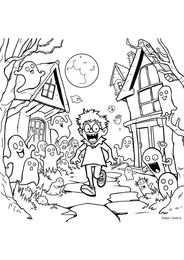 Horrible Harry Coloring Pages