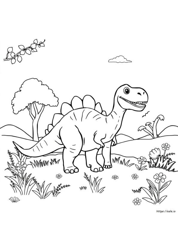 Dinosaurus Värityskuvat Ilmaisia Tulostettavia