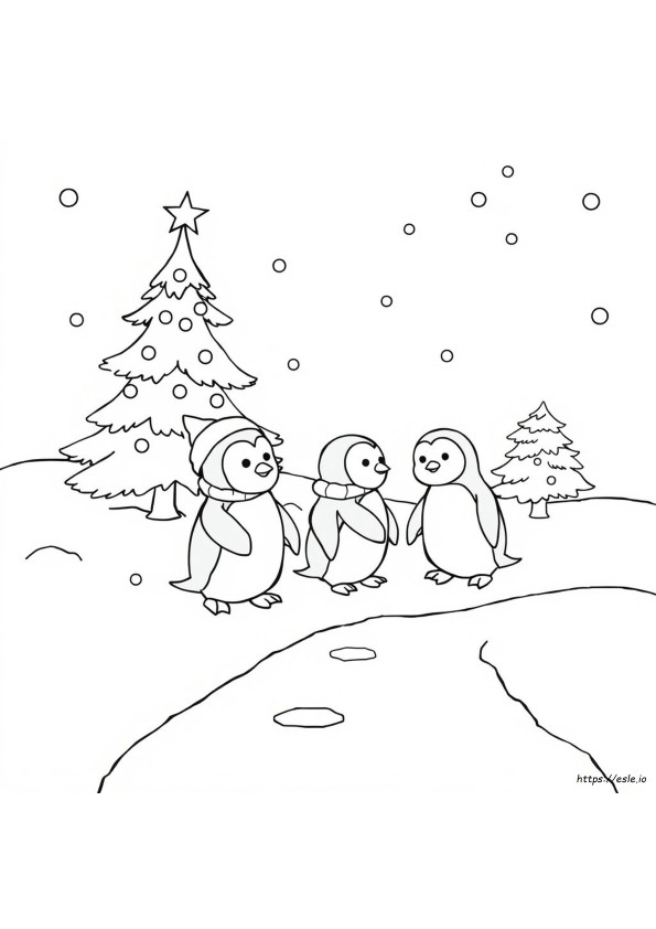 Cute Winter Coloring Pages Free