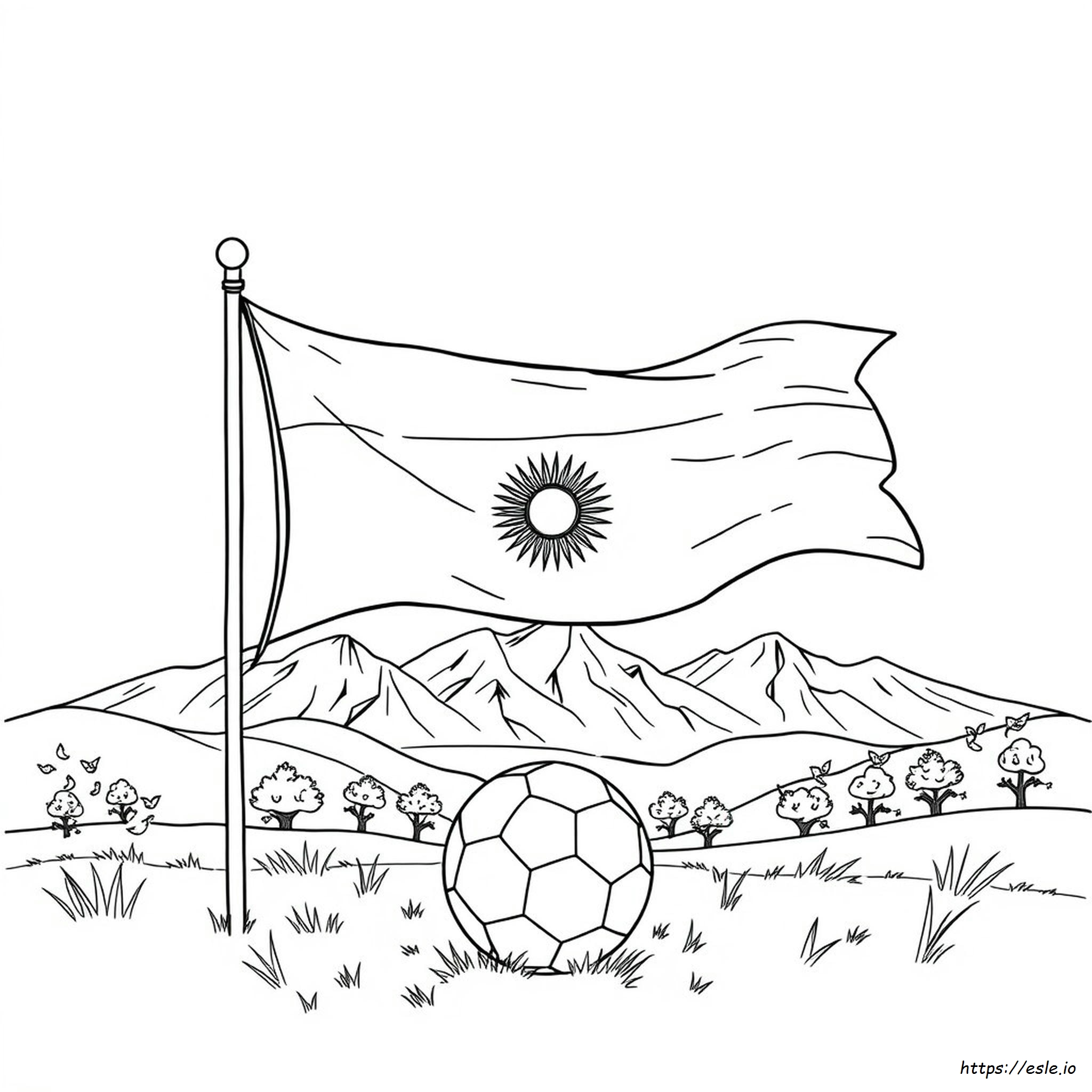 Gambar Mewarnai Argentina