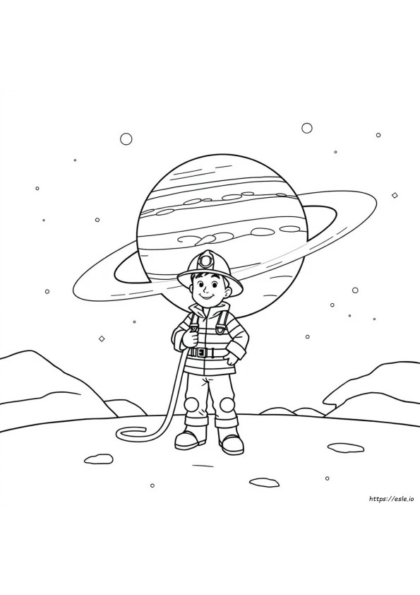 Feuerwehrmann Sam Jupiter Ausmalbilder