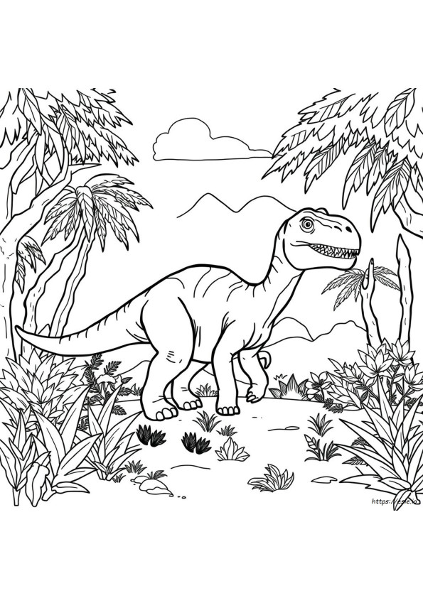 Jurrasic World Colouring