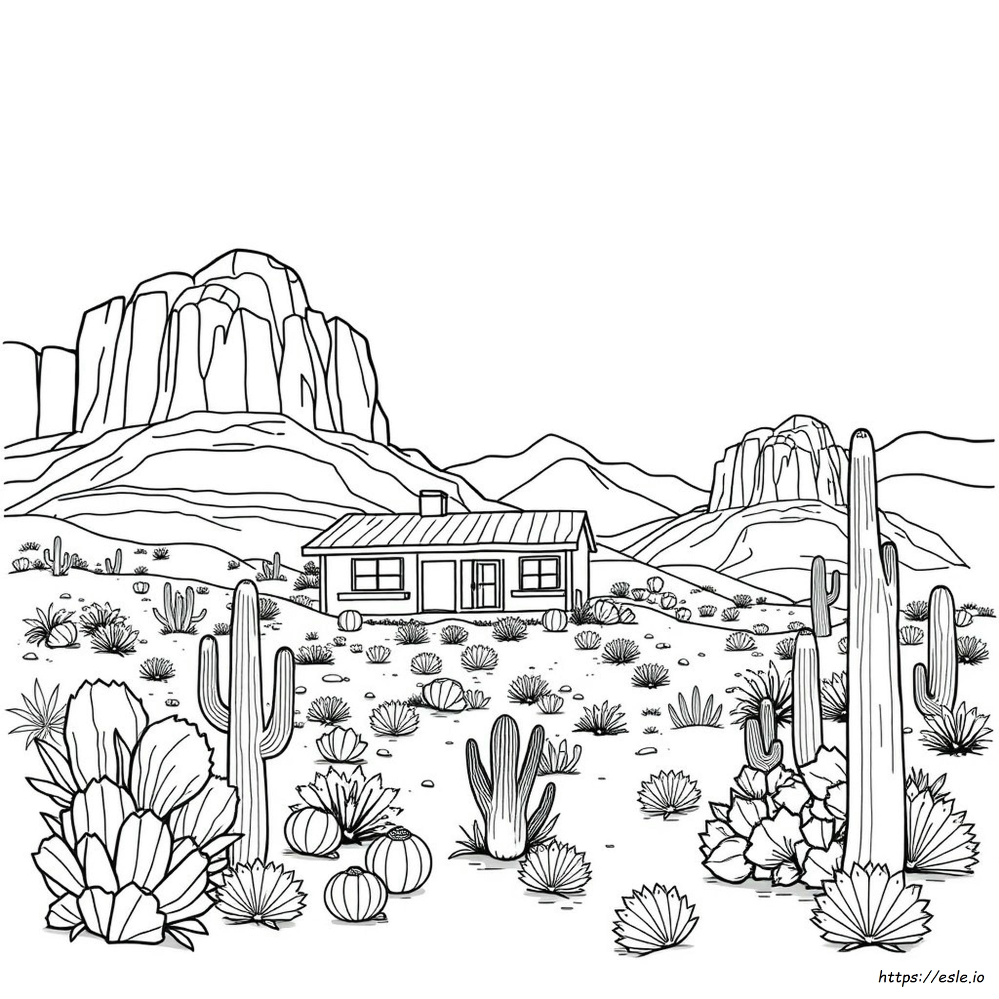 Canyon Colors Bed And Breakfast Page Arizona Coloring Page