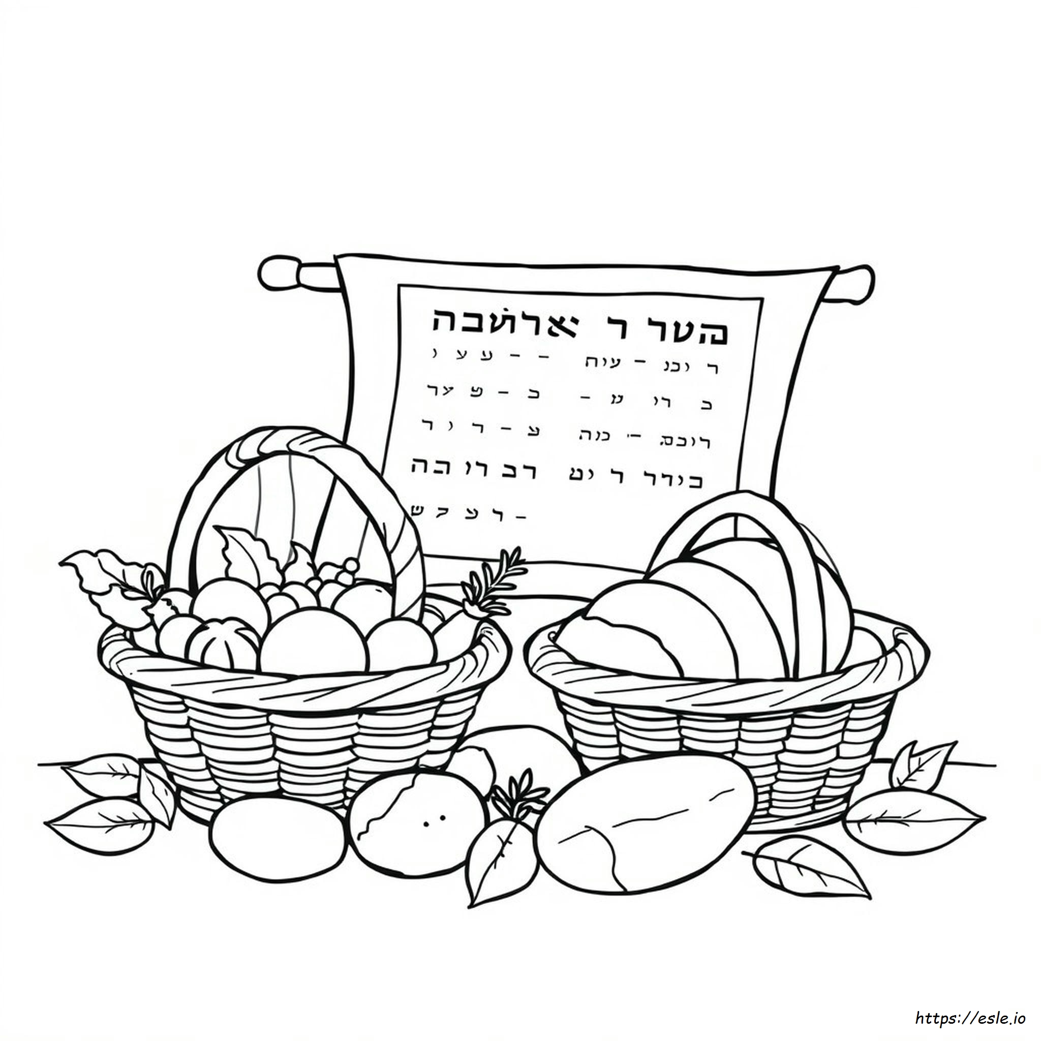 Shavuot Coloring Pages Printable