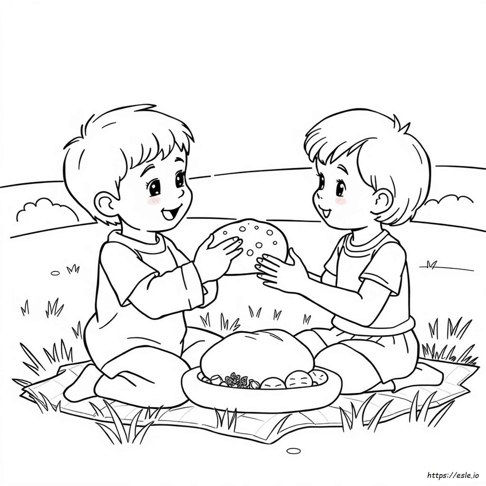 Bible Coloring Pages Helping Others