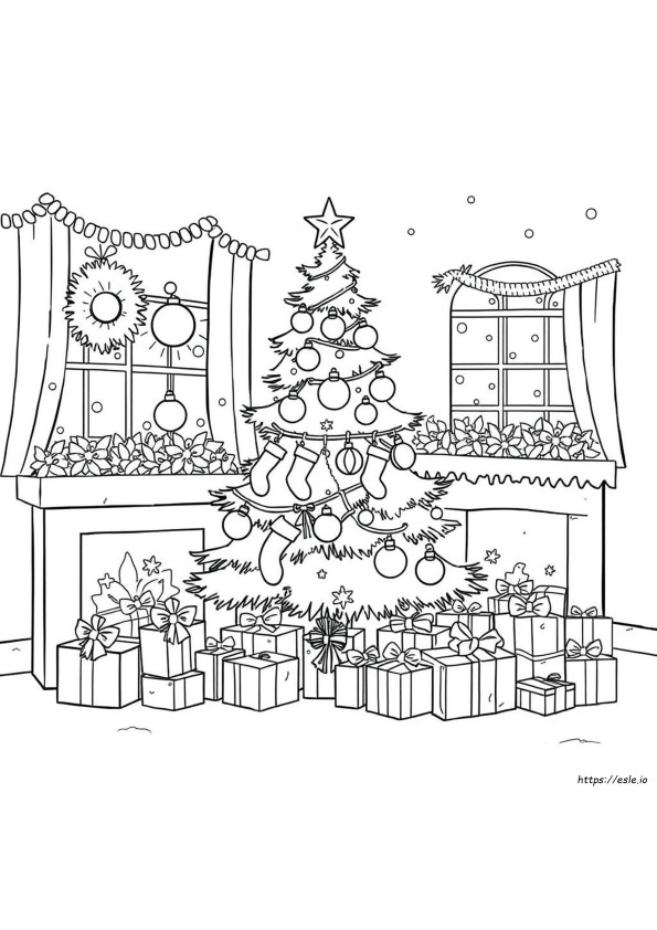 Christmas Around The World Coloring Pages Free