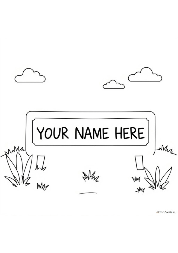 Free Name Coloring Pages