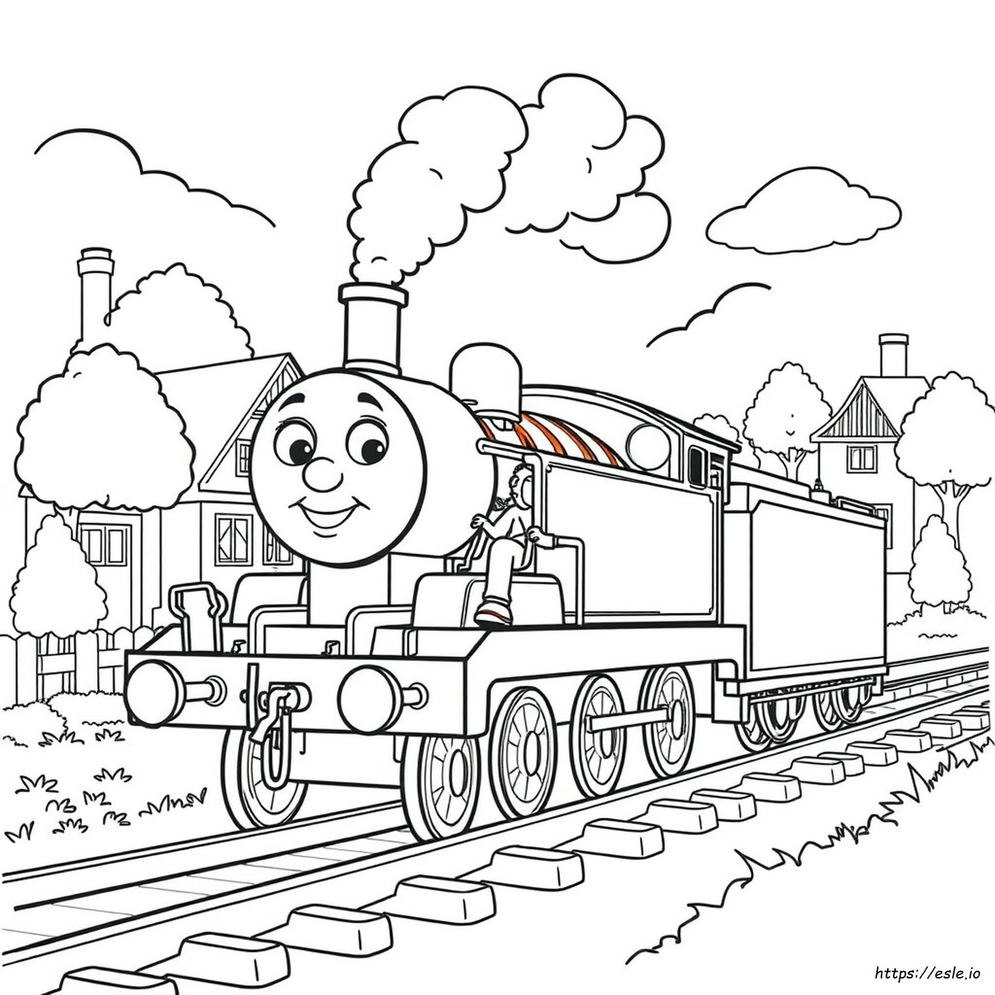 Thomas Gambar Mewarnai Untuk Dicetak
