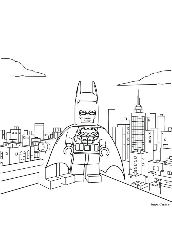 Lego Batman 2 Gambar Mewarnai