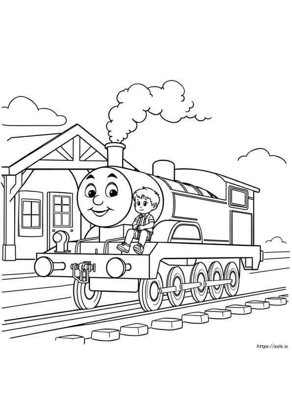 Thomas Exe Coloring Page