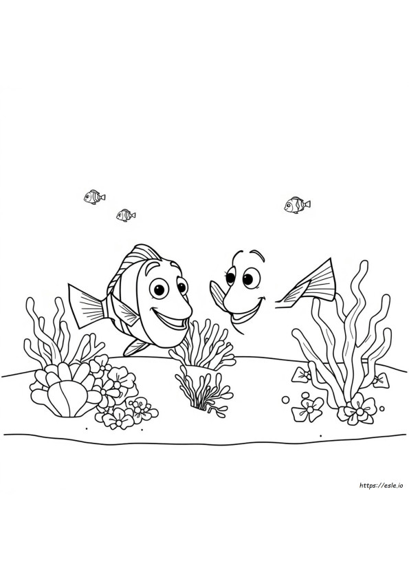 Kolorowanki Dory I Nemo Do Druku Za Darmo