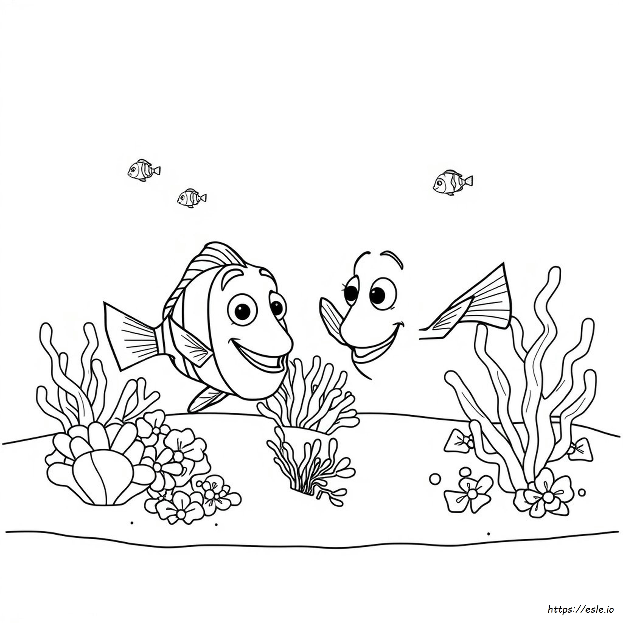 Finding Nemo Coloring Pages Free - Printable Ocean Adventure