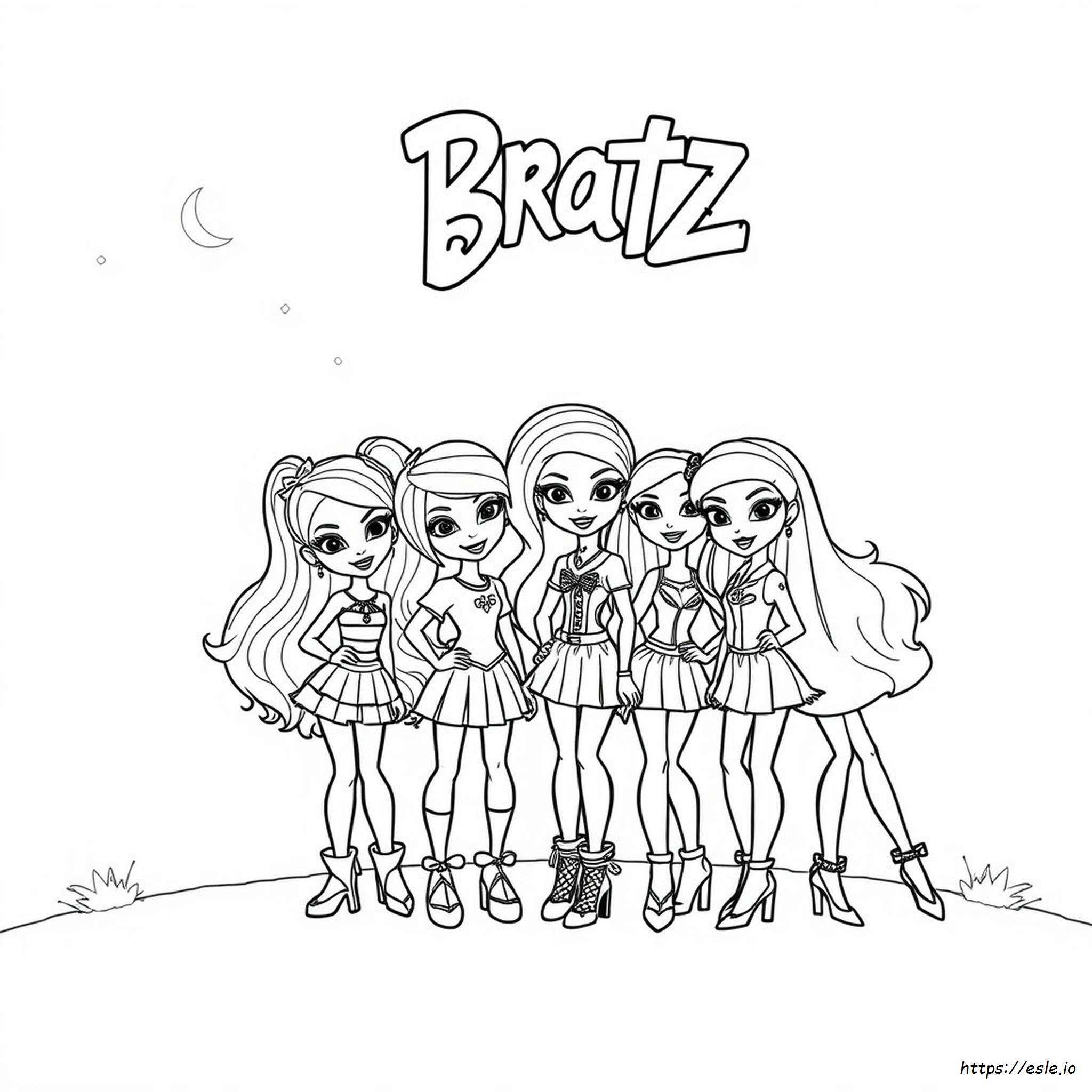 Bratz Nere Da Colorare