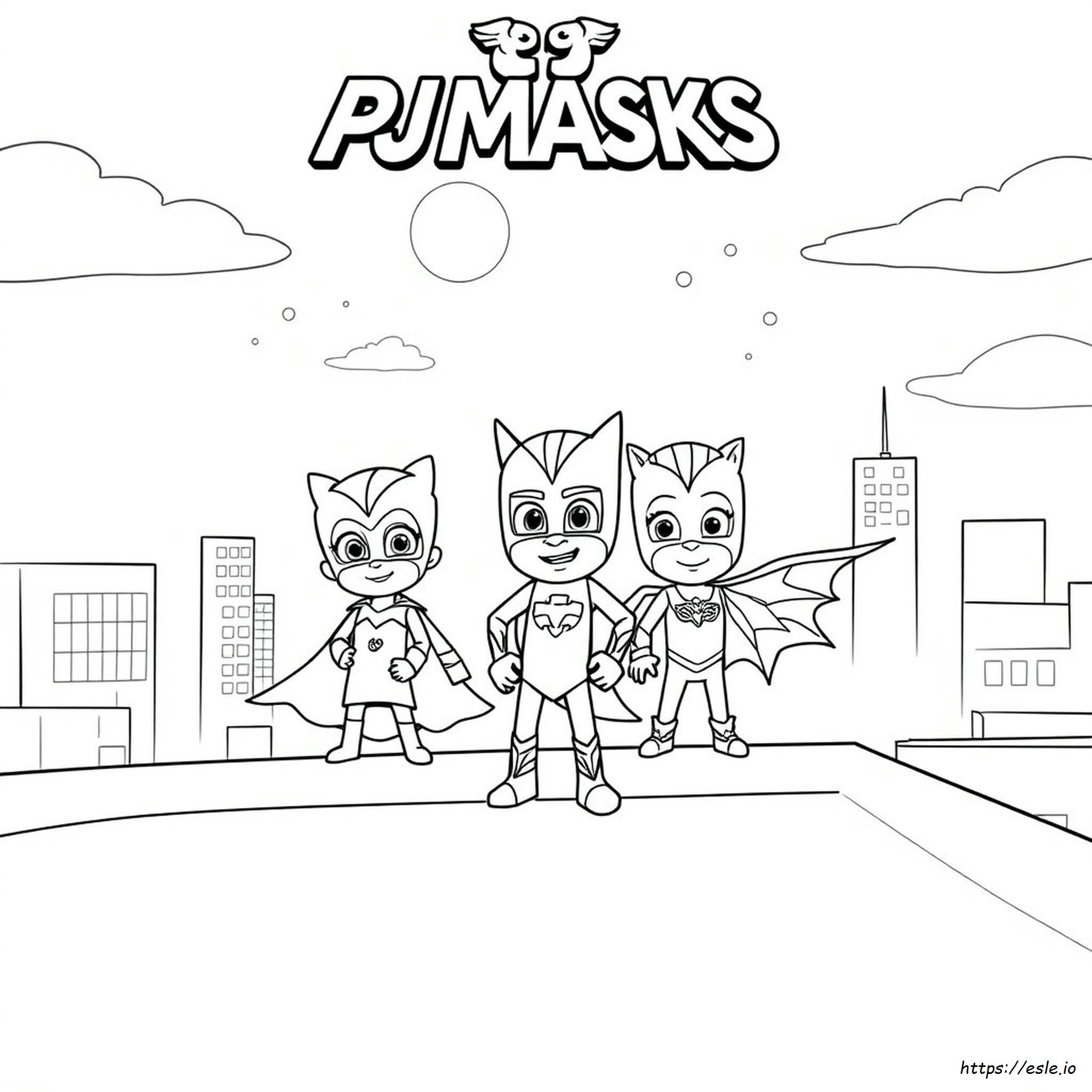 Pj Masks Power Heroes Coloring Page