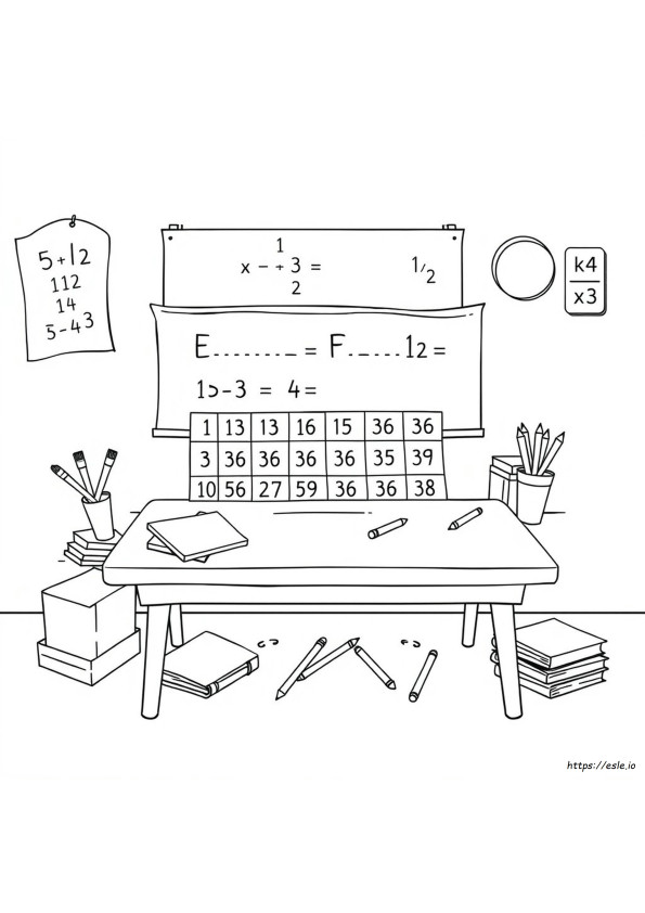 Multiplication Coloring Sheets Free Printable