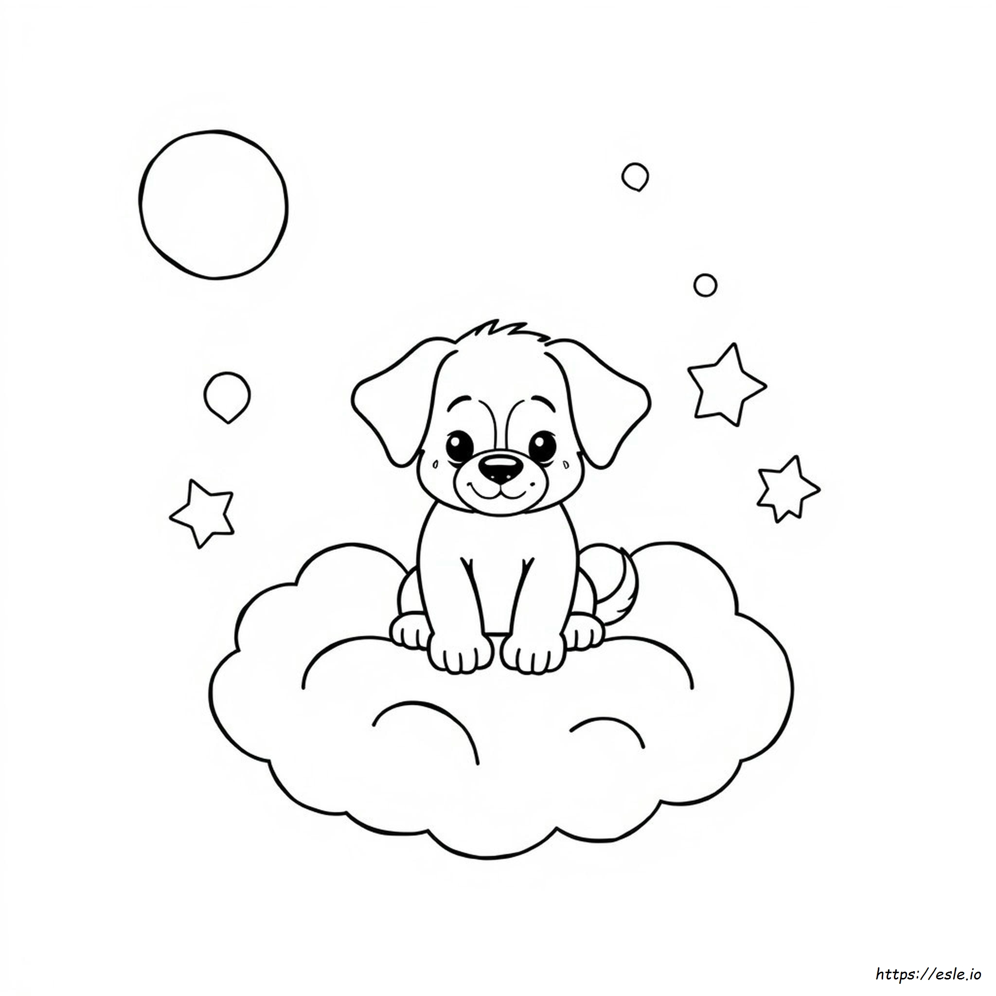 Cagnolino Carino Da Colorare - Gratis Da Stampare