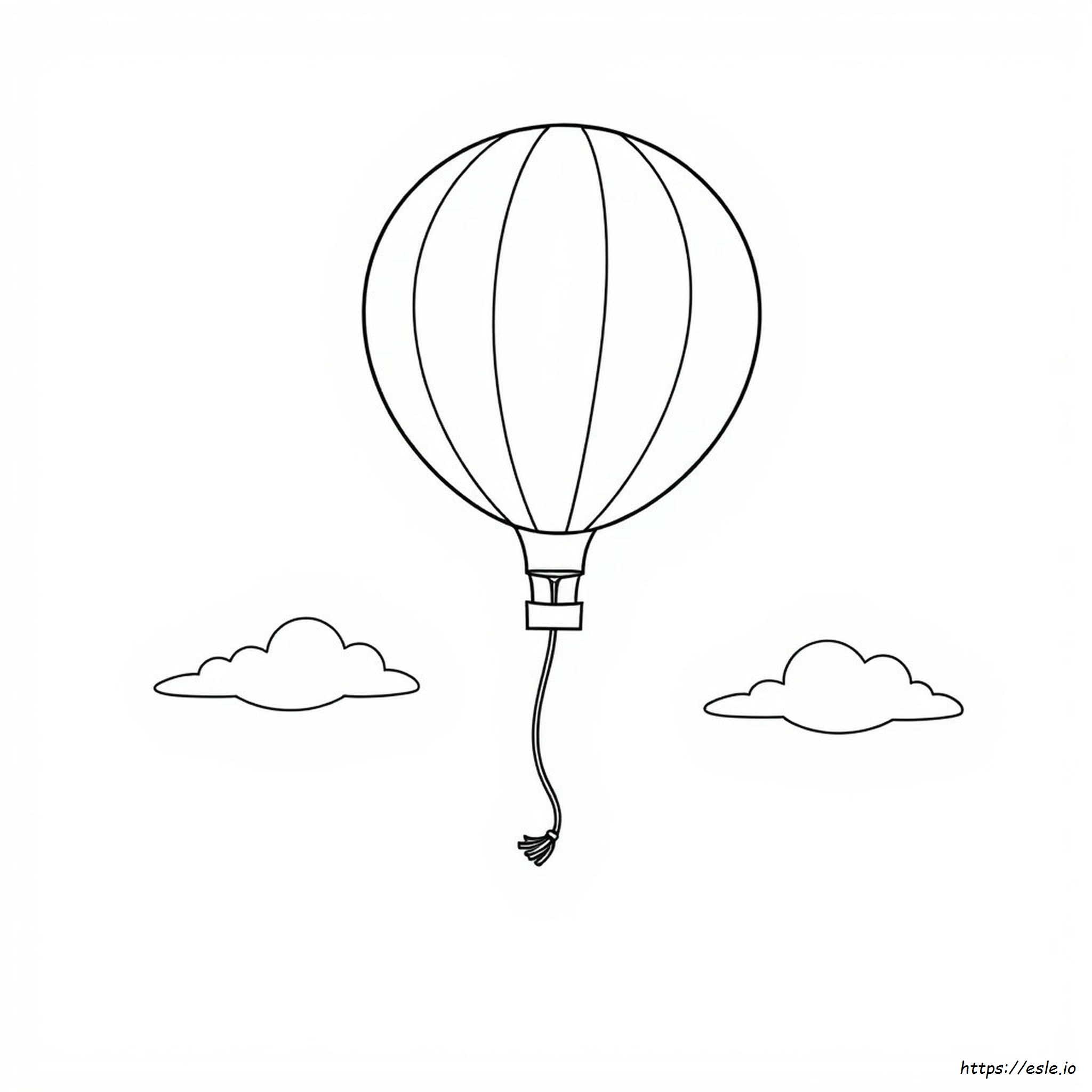 Gambar Mewarnai Balon - Halaman Mewarnai Gratis