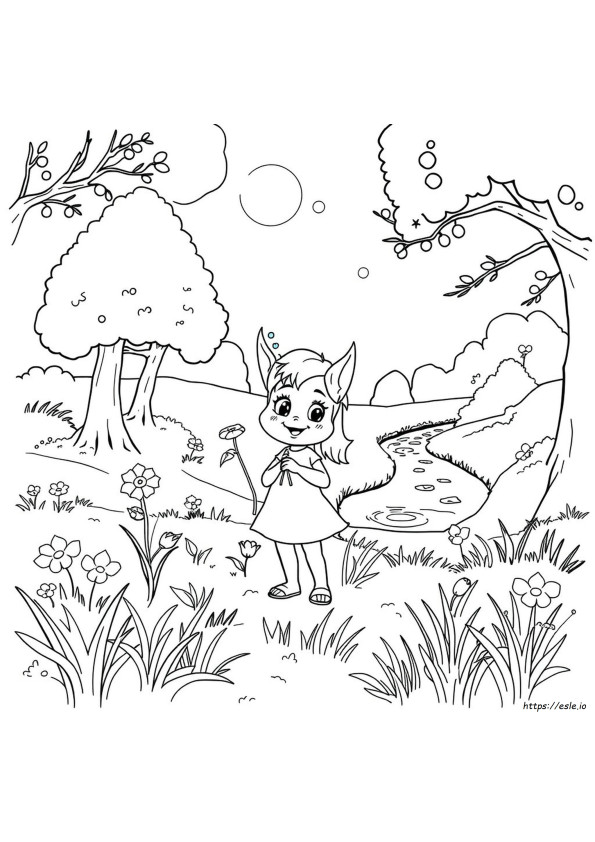 Mavka Colouring Pages