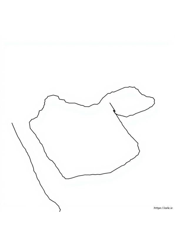 Schiță Pagini De Colorat Arabia Saudită
